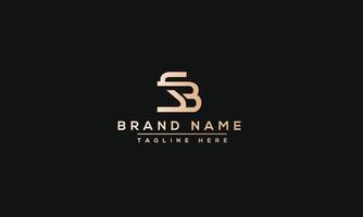 SB Logo Design Template Vector Graphic Branding Element