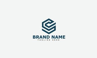 CS Logo Design Template Vector Graphic Branding Element.