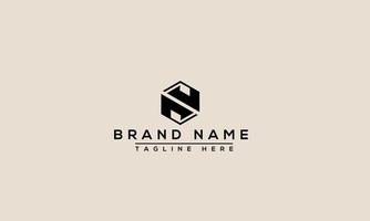 S Logo Design Template Vector Graphic Branding Element.