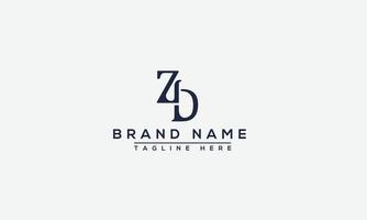 ZD Logo Design Template Vector Graphic Branding Element