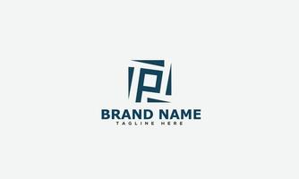 P Logo Design Template Vector Graphic Branding Element.