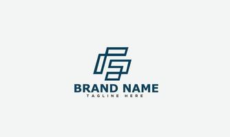 FG Logo Design Template Vector Graphic Branding Element.