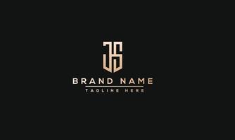 JS Logo Design Template Vector Graphic Branding Element