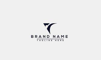 T Logo Design Template Vector Graphic Branding Element.