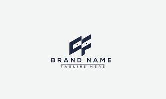 CF Logo Design Template Vector Graphic Branding Element.