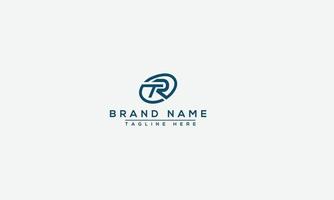 TR Logo Design Template Vector Graphic Branding Element.