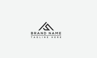 IS Logo Design Template Vector Graphic Branding Element