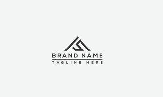 IS Logo Design Template Vector Graphic Branding Element