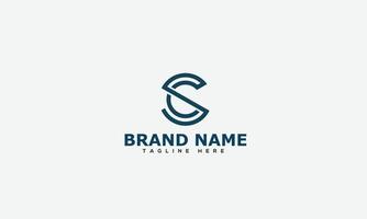 SC Logo Design Template Vector Graphic Branding Element.