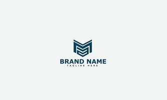 MA Logo Design Template Vector Graphic Branding Element.