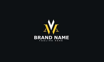 MV Logo Design Template Vector Graphic Branding Element