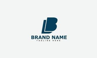 LB Logo Design Template Vector Graphic Branding Element.