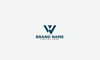 W Logo Design Template Vector Graphic Branding Element.