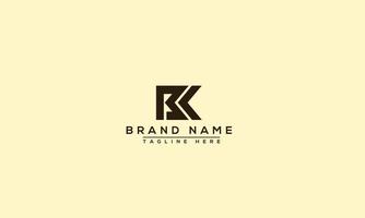 BK Logo Design Template Vector Graphic Branding Element.