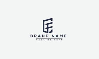 CF Logo Design Template Vector Graphic Branding Element.