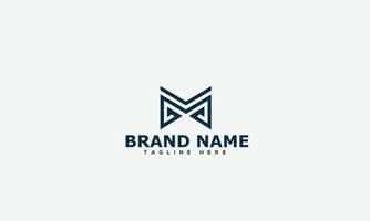 MV Logo Design Template Vector Graphic Branding Element.