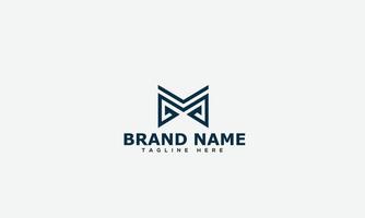 MV Logo Design Template Vector Graphic Branding Element.