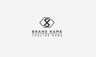 SS Logo Design Template Vector Graphic Branding Element