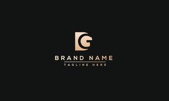 DG Logo Design Template Vector Graphic Branding Element