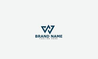 W Logo Design Template Vector Graphic Branding Element.