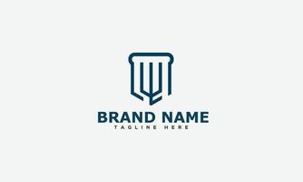 WL Logo Design Template Vector Graphic Branding Element.