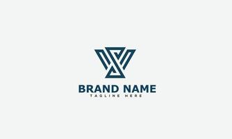 WS Logo Design Template Vector Graphic Branding Element.