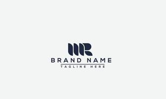 MR Logo Design Template Vector Graphic Branding Element.