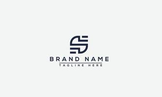 S Logo Design Template Vector Graphic Branding Element.