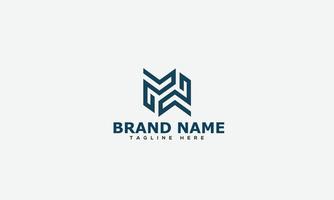 MW Logo Design Template Vector Graphic Branding Element