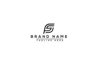 FS Logo Design Template Vector Graphic Branding Element.