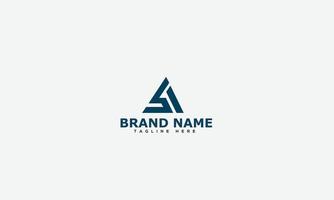 SI Logo Design Template Vector Graphic Branding Element.