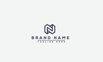 N Logo Design Template Vector Graphic Branding Element