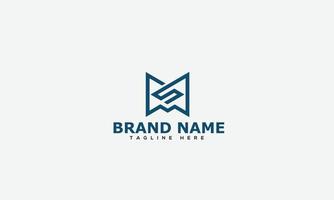 MS Logo Design Template Vector Graphic Branding Element