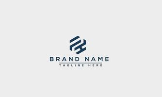 FH Logo Design Template Vector Graphic Branding Element.