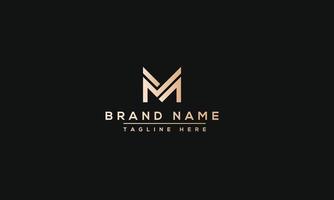 MV Logo Design Template Vector Graphic Branding Element