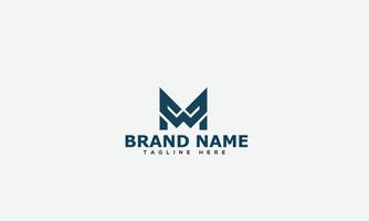 MW Logo Design Template Vector Graphic Branding Element