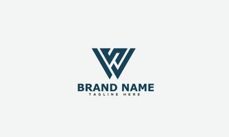 WS Logo Design Template Vector Graphic Branding Element.