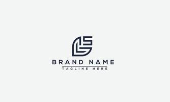 GS Logo Design Template Vector Graphic Branding Element.