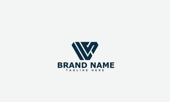 WS Logo Design Template Vector Graphic Branding Element.