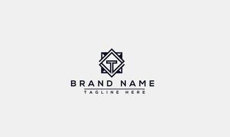 T Logo Design Template Vector Graphic Branding Element.