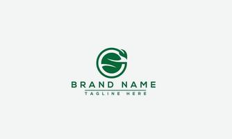 GS Logo Design Template Vector Graphic Branding Element.