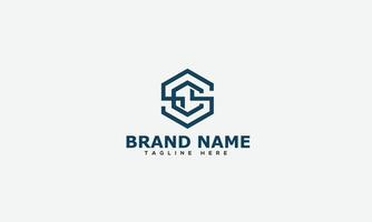 SC Logo Design Template Vector Graphic Branding Element.