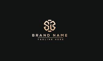 SB Logo Design Template Vector Graphic Branding Element