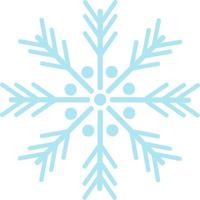 Ice snowflake. Cold winter. Happy New Year. vector