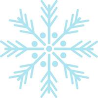 Ice snowflake. Cold winter. Happy New Year. vector