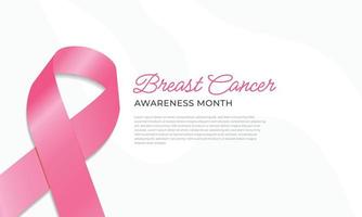 Breast cancer backdrop template vector