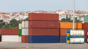 Containers in Istanbul photo