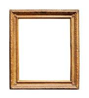 vertical wide vintage wooden picture frame photo