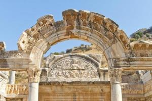 Temple of Hadrian in Ephesus, Turkey photo