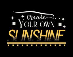 Motivational creative and modern typography design concept. vector